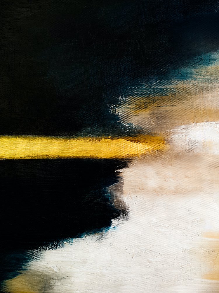 Zlatý horizont – abstrakt od Ejaaz Haniff
