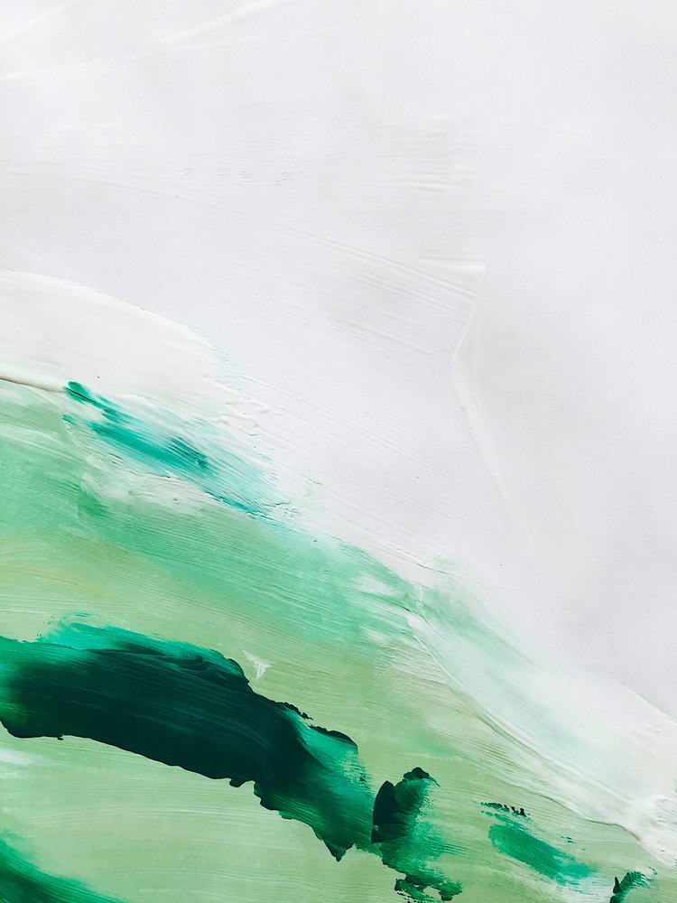 Green Flow – abstrakt od Ejaaz Haniff