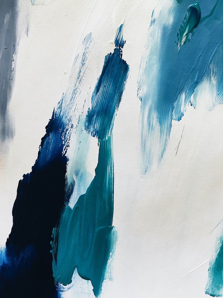 Ocean Blue – Abstrakt od Ejaaz Haniff