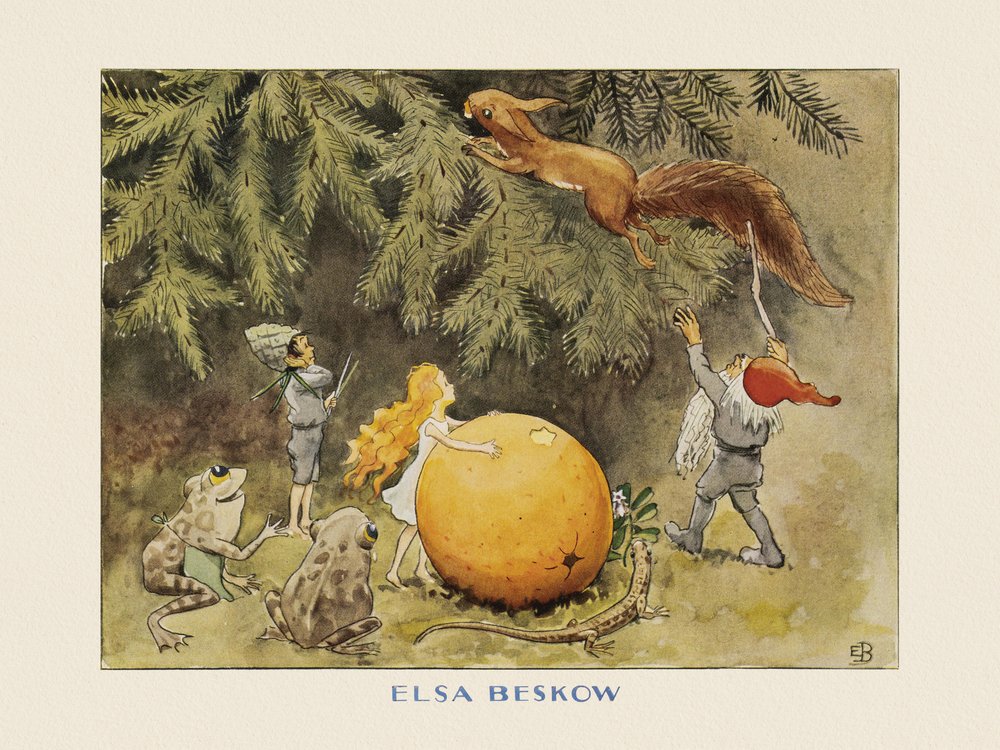 Sluneční vejce  Veverka od Elsa Beskow