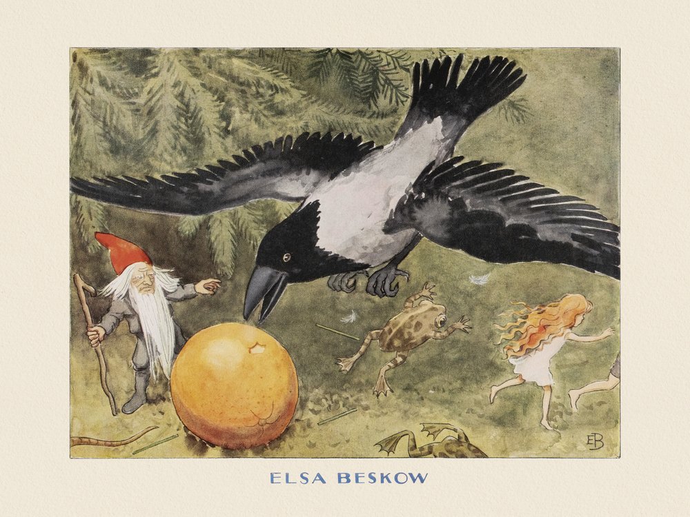 Sluneční vejce Kråkan od Elsa Beskow