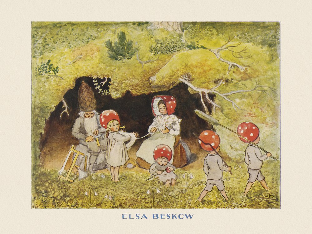 Děti z Tomotebo Rodina od Elsa Beskow