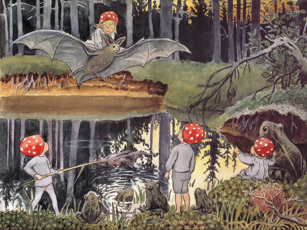 Děti ze Svatého Mikuláše: Netopýr od Elsa Beskow