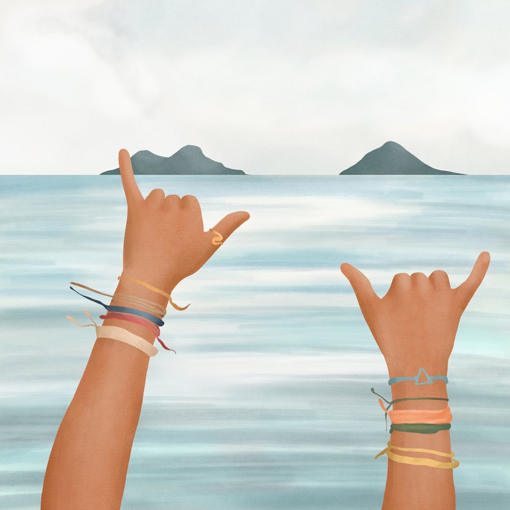 Shaka Hands Tropický oceán od Flow Line