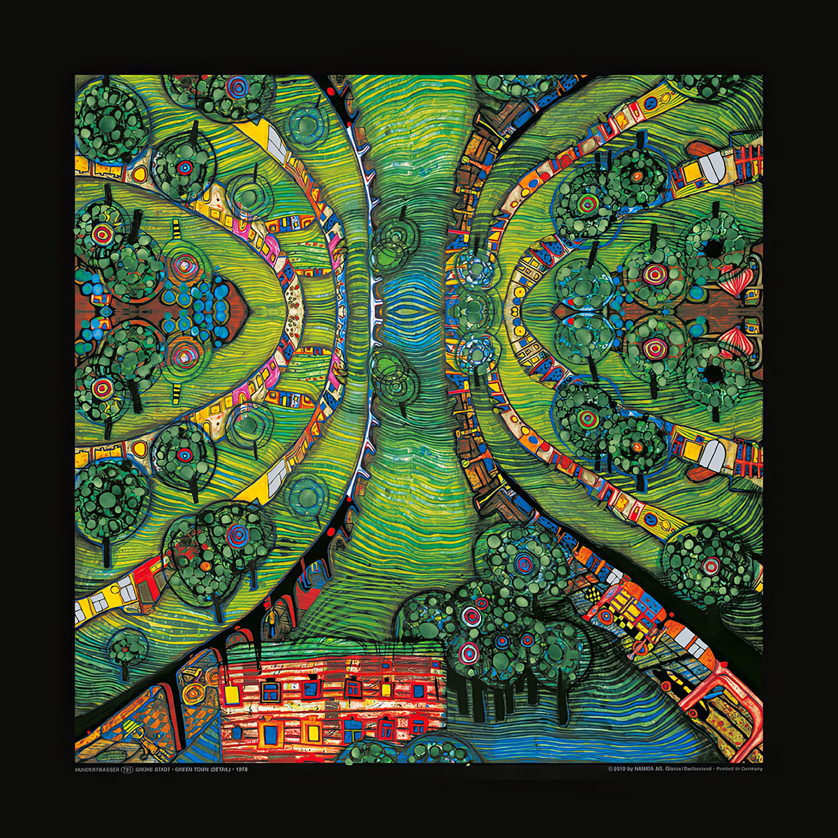 Zelené město (adaptace) od Friedensreich Hundertwasser