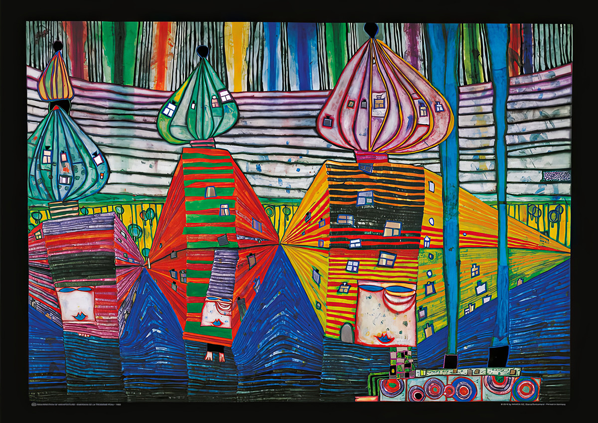 Vznik třetí kůže od Friedensreich Hundertwasser