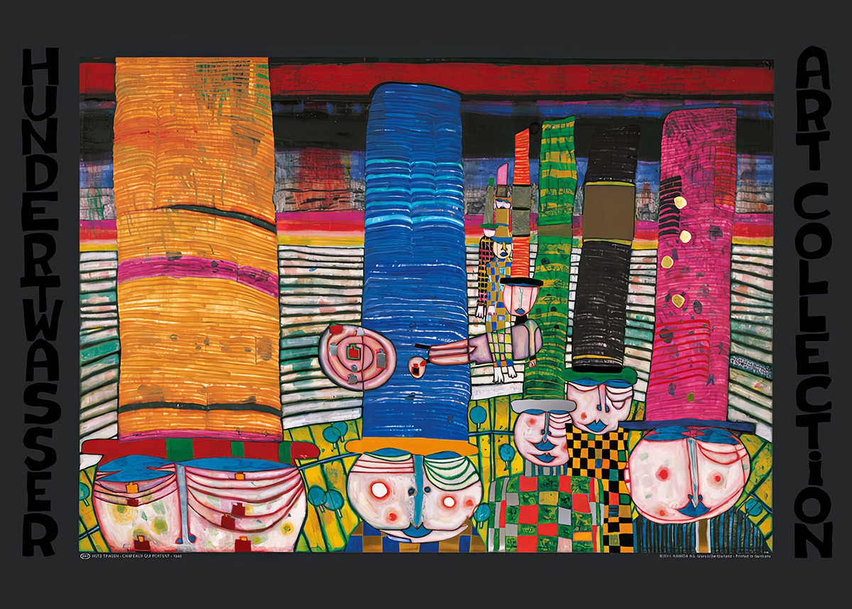 Nošení klobouků od Friedensreich Hundertwasser