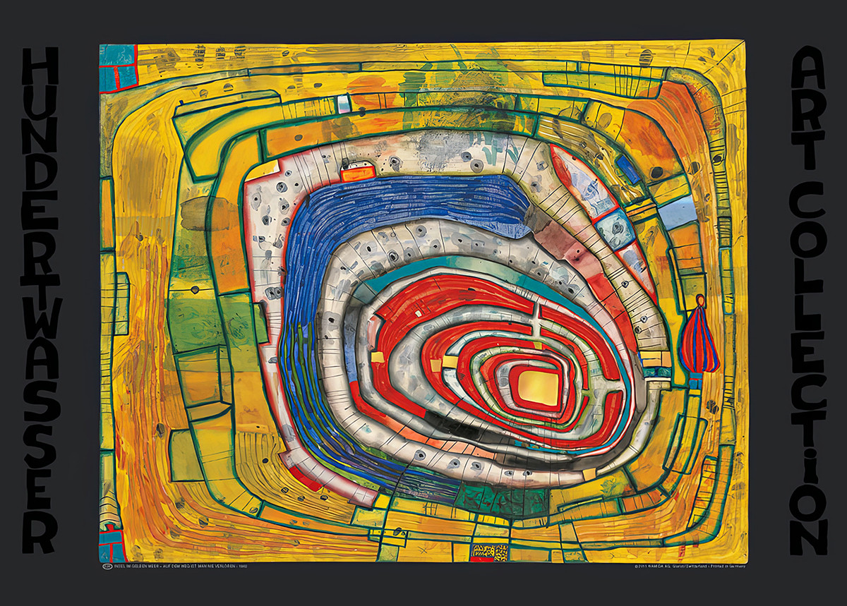 Ostrov ve Žlutém moři – na cestě se nikdy neztratíte od Friedensreich Hundertwasser
