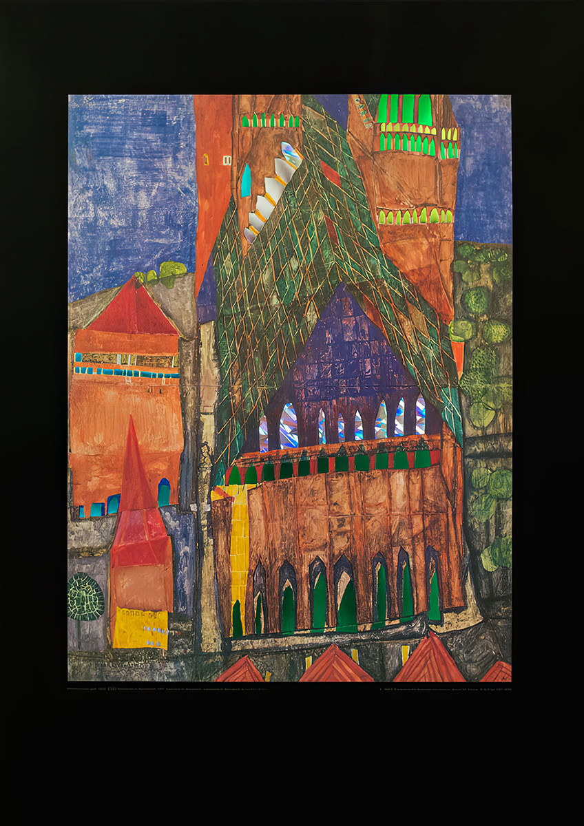 Katedrála 1 od Friedensreich Hundertwasser