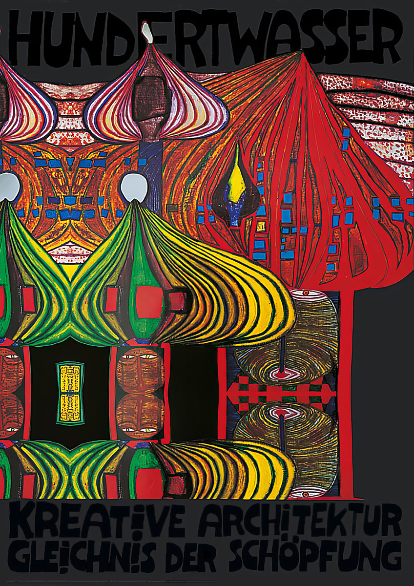 Kreativní architektura – podobenství o stvoření od Friedensreich Hundertwasser