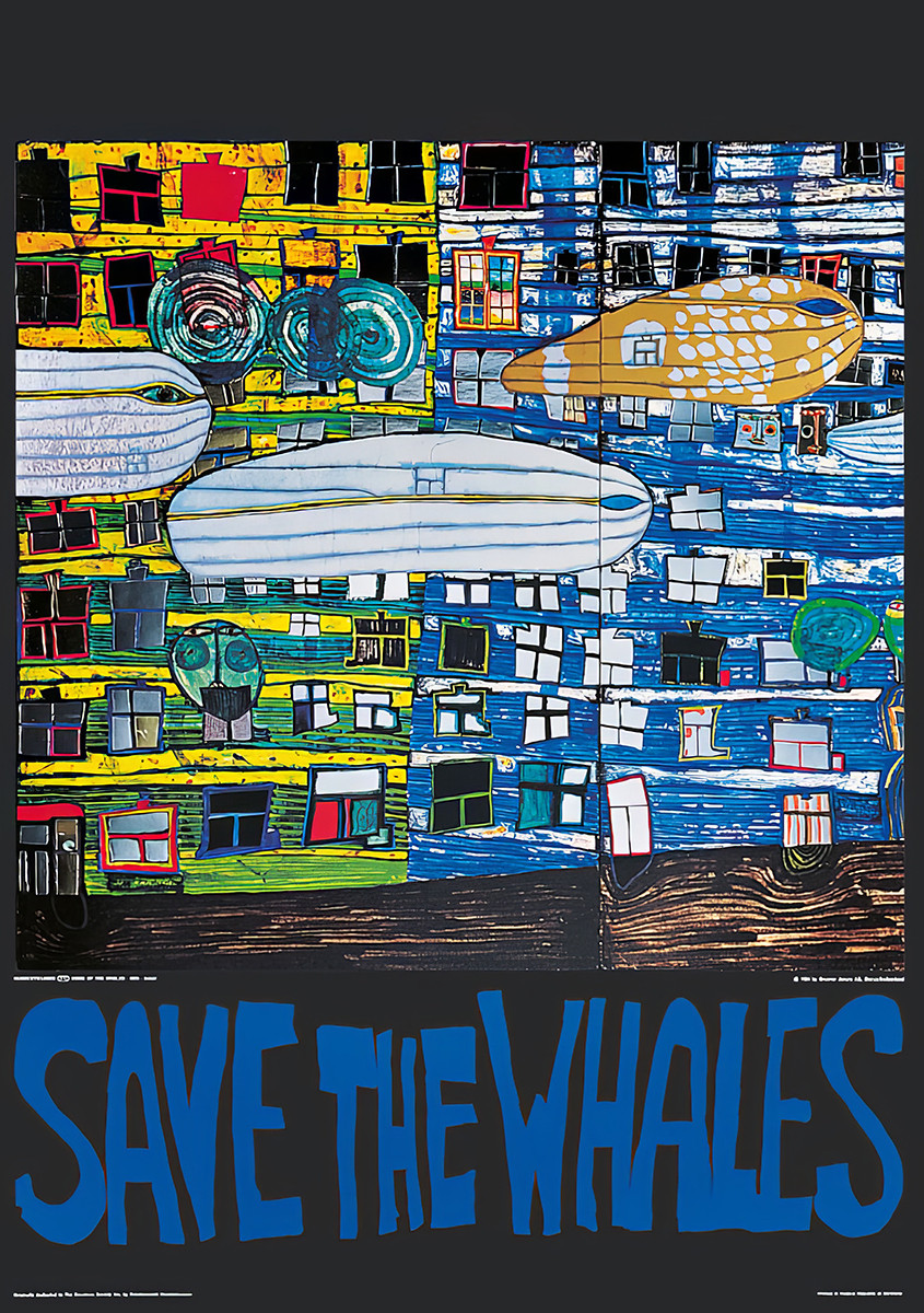 Zachraňte velryby od Friedensreich Hundertwasser