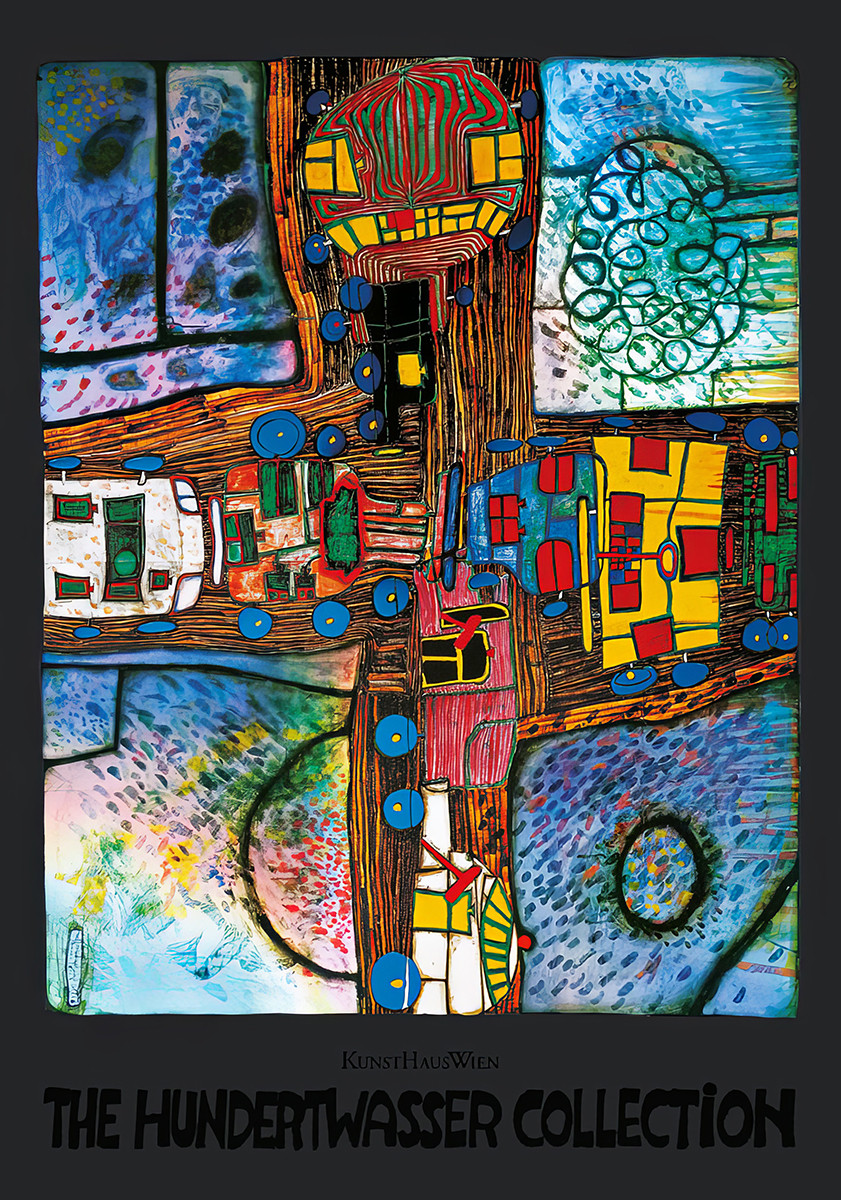 křižovatka od Friedensreich Hundertwasser