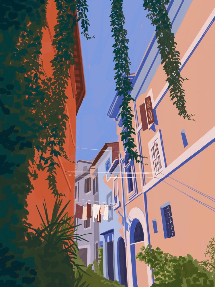 Okouzlující evropská ulice od Goed Blauw