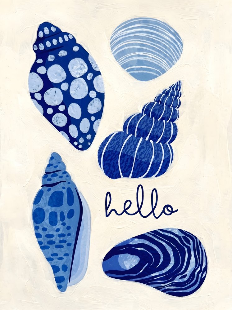 Ahoj, Blue Seashells od HUGO
