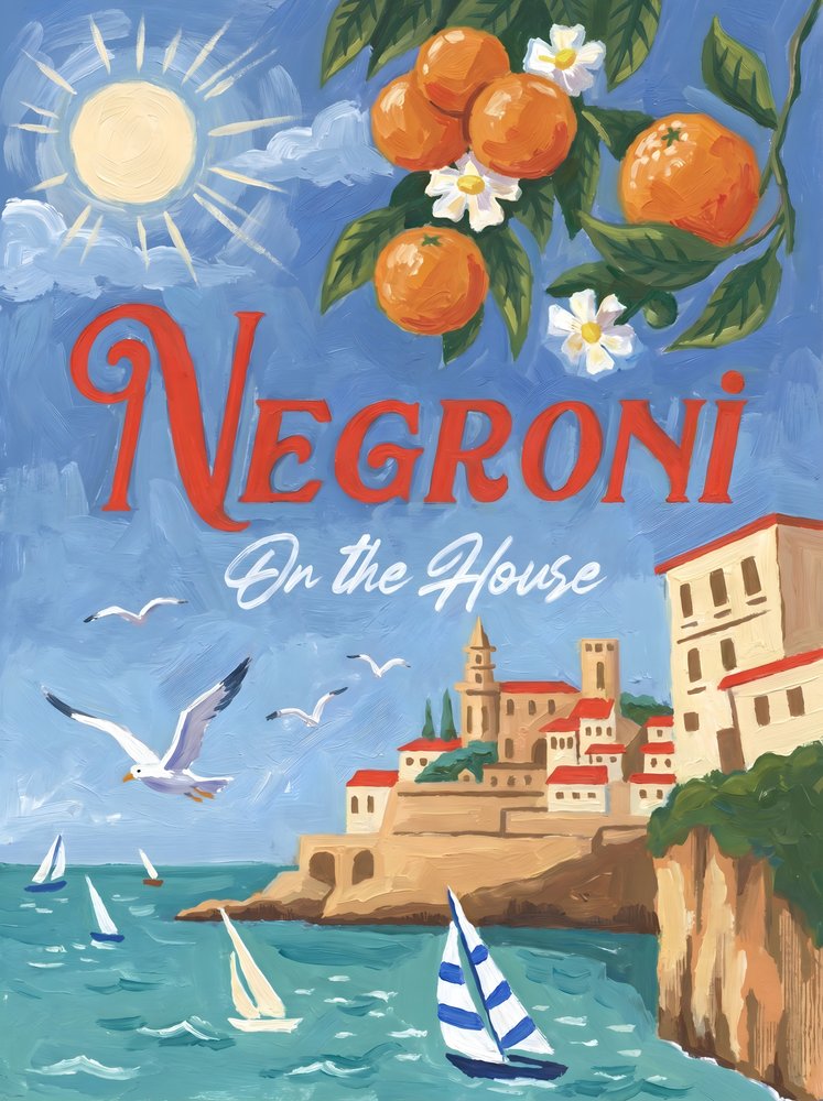 Italský pobřežní Negroni od HUGO