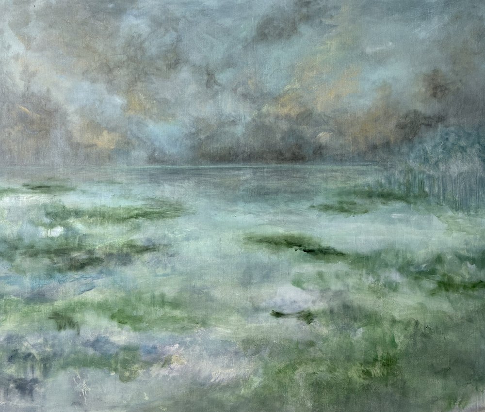 Zelené mlhavé bažiny od JMF FINE ART