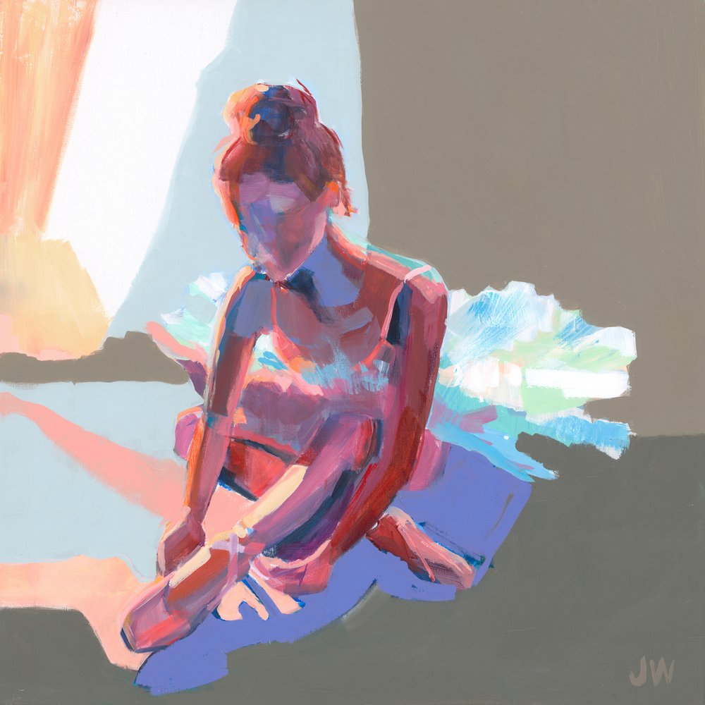 Sedící balerína od Jenny Westenhofer