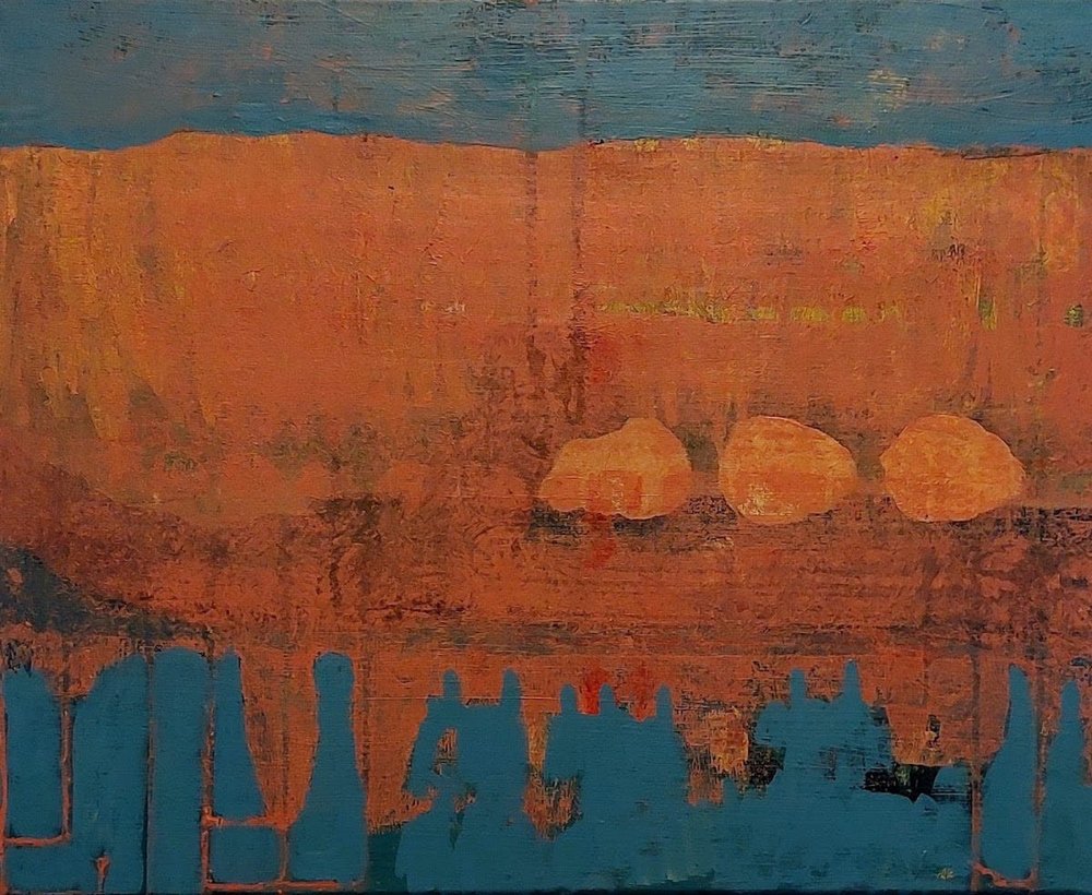 Abstrakt k albu Desert Rocks od Joackim Schou Dahle