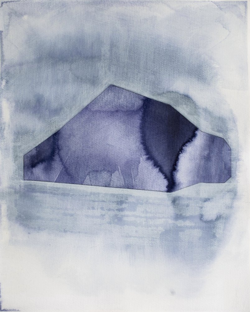 Abstraktní modrá geometrie od Joshua Hoskins
