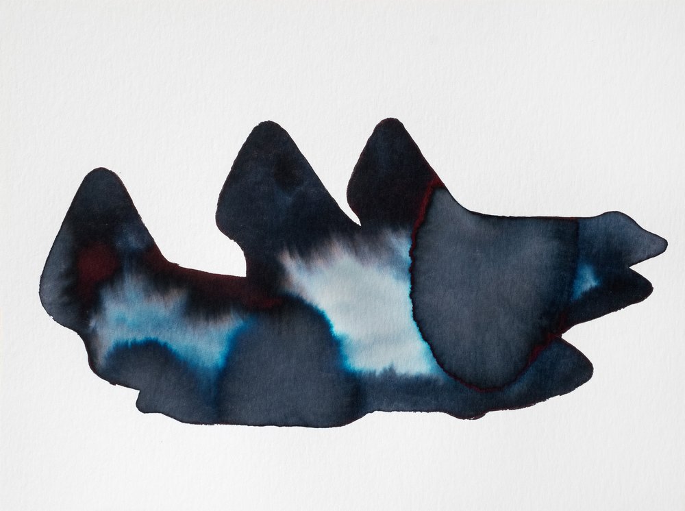 Abstrakt Indigo Flow od Joshua Hoskins