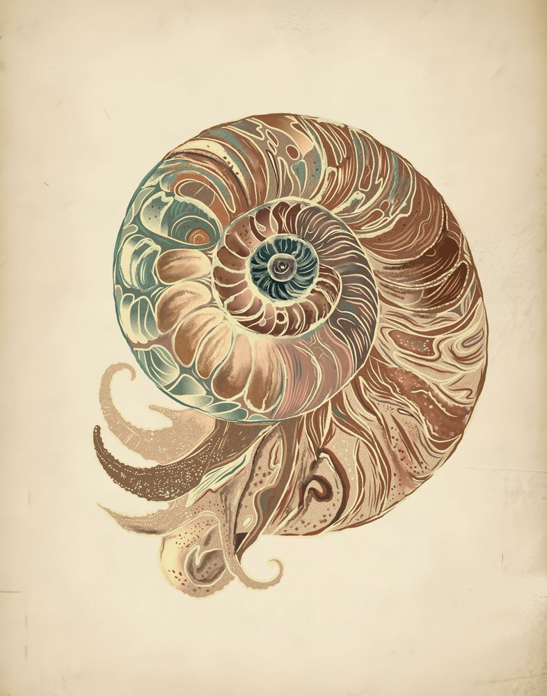 Elegantní mušle Nautilus od Josie George