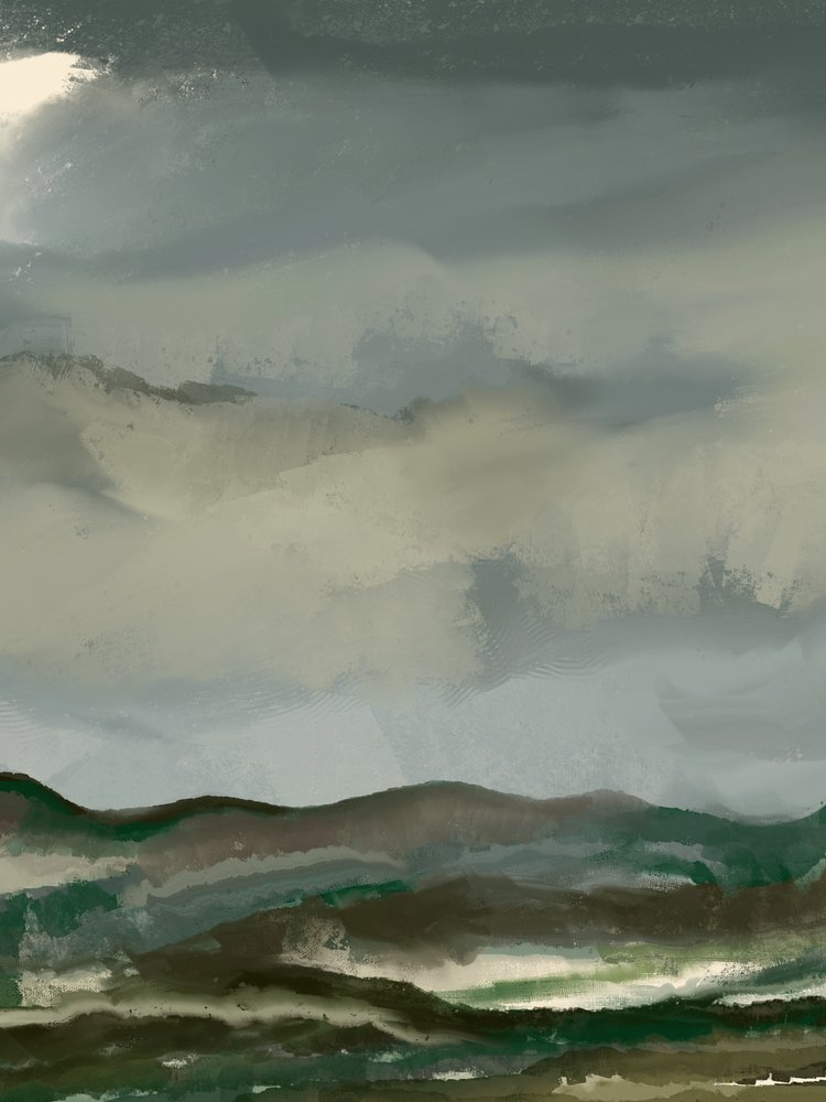 Krajina hory Moody Mountain od Josie George
