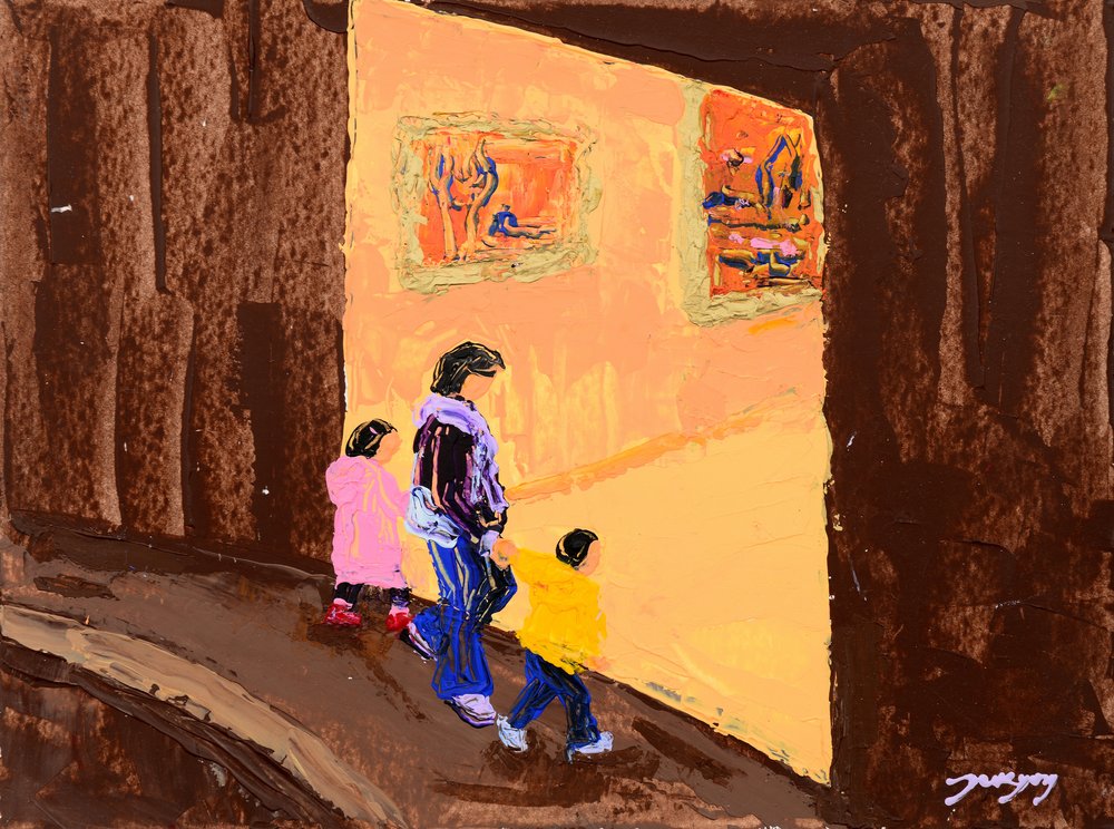 Návštěva rodinné galerie od Jukyong Park