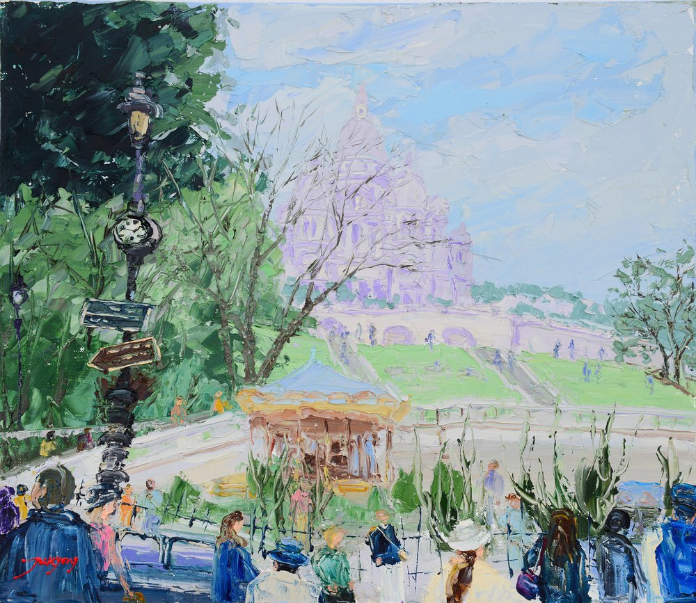 Sacre Coeur, Montmartre, kolotoč od Jukyong Park