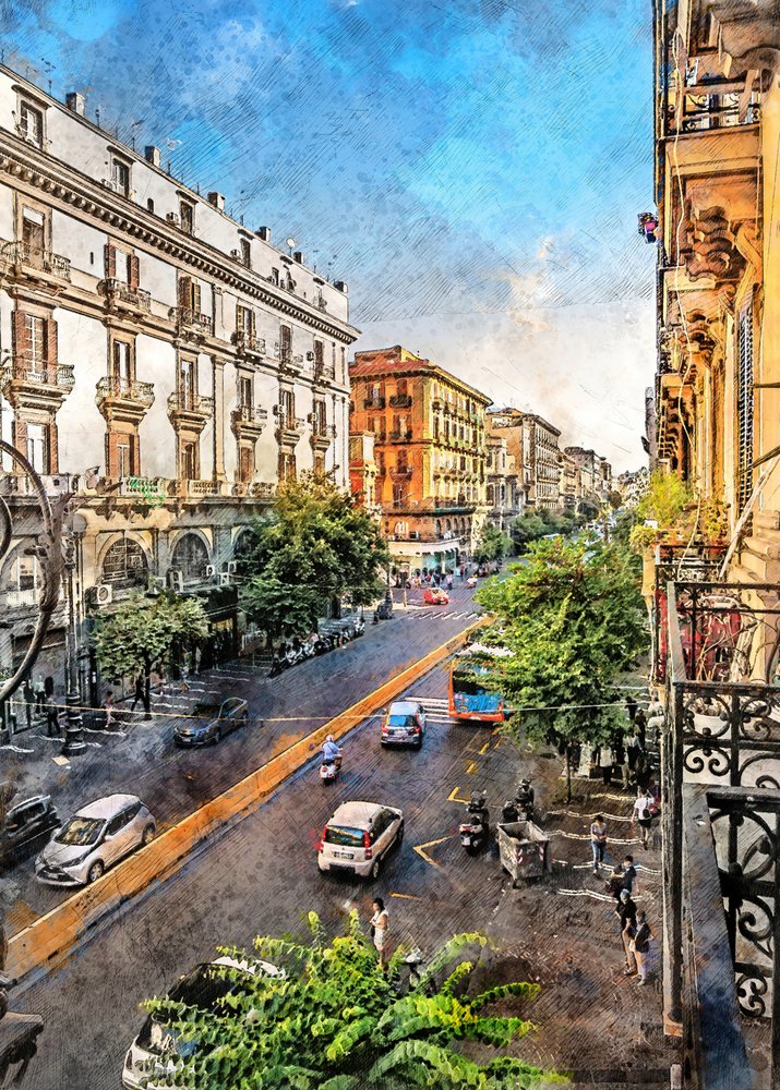 Živý pohled na evropské ulice od Justyna Jaszke