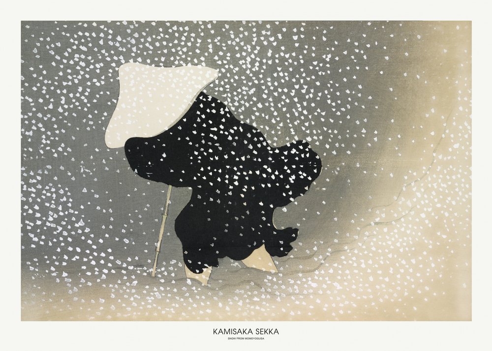 Sníh z Momoyogusa od Kamisaka Sekka