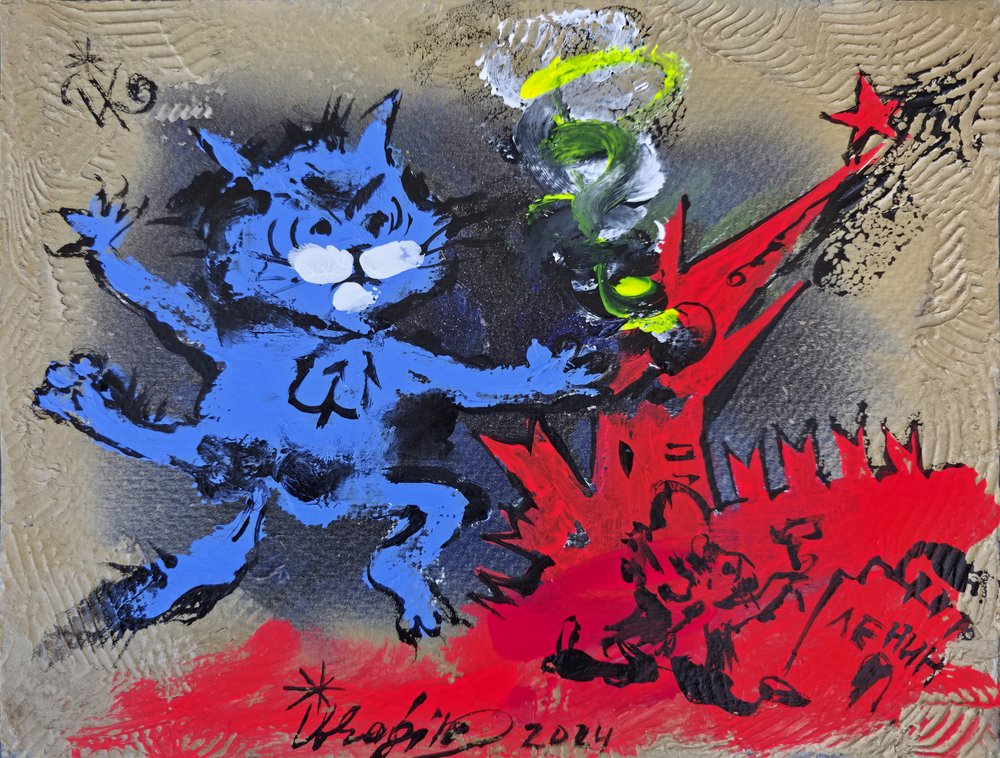 „Super Cat a Lenin“ od Kanat Ibragimov