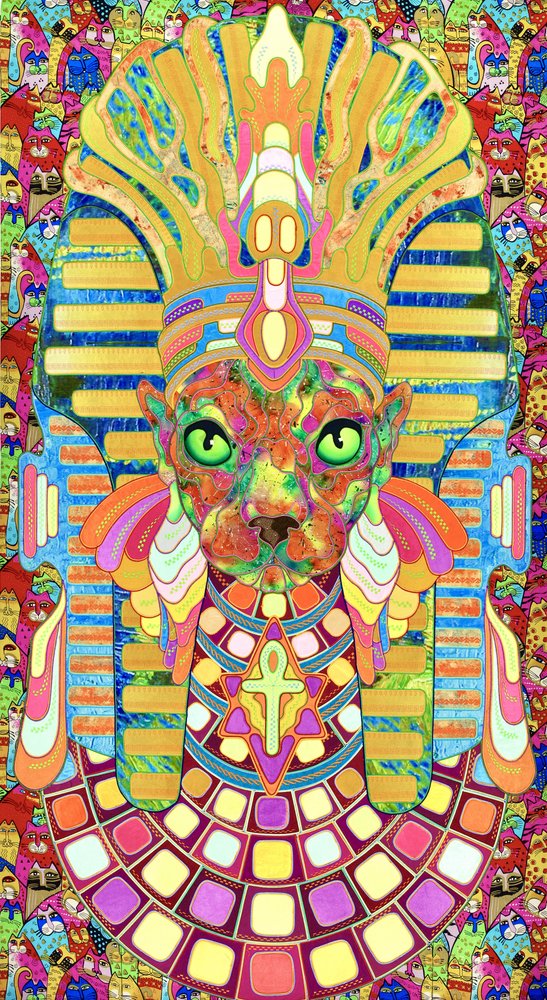 Psychedelická faraonova kočka od Kostyantin Malginov
