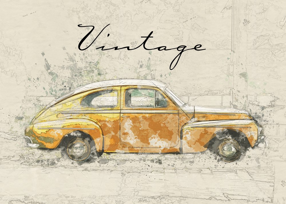 Nákres veteránu od Lembayung senja studio [Vintage Poster]