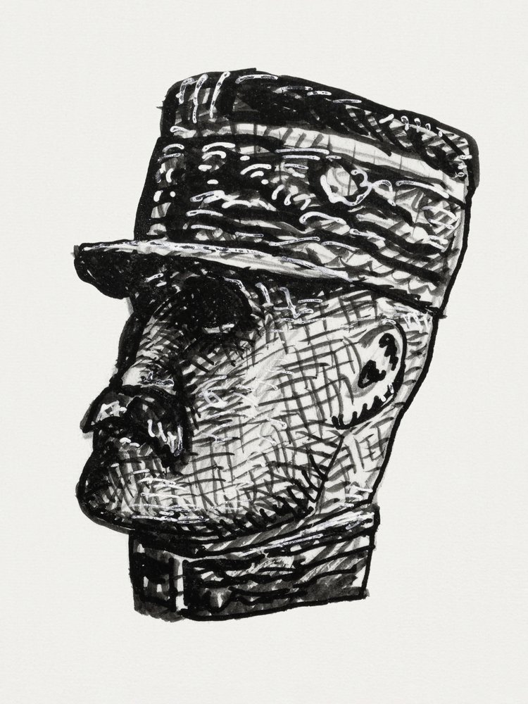 Portrét Ferdinanda Focha (cca 1891–1941) od Leo Gestel
