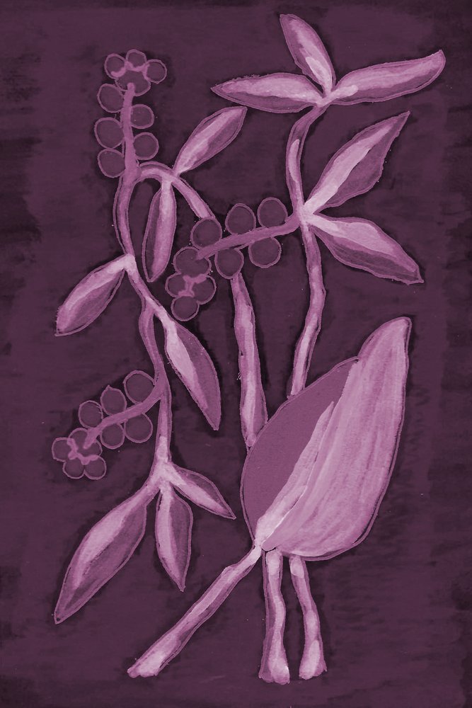 Deep Purple Botanicals od Lori Ann Folz