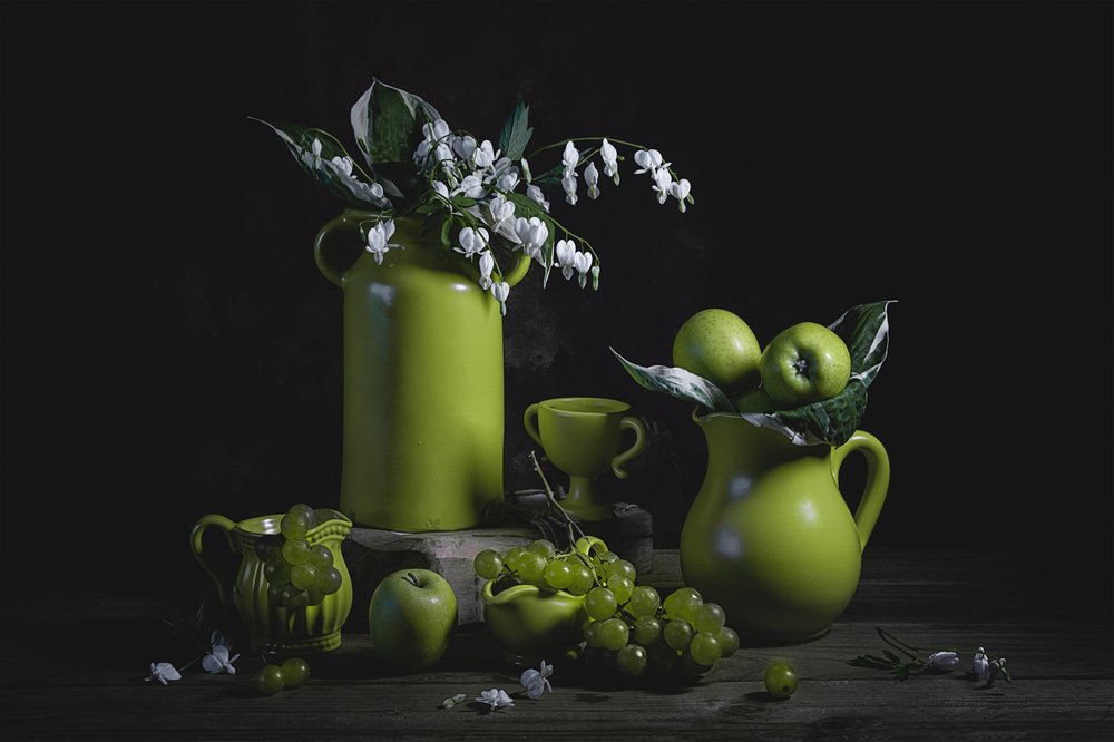 Elegantní zelené zátiší od Lydia Jacobs