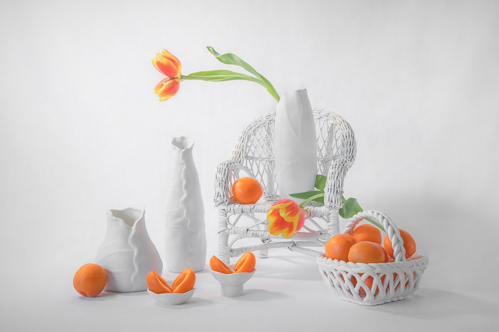 Elegantní tulipány a citrusy od Lydia Jacobs
