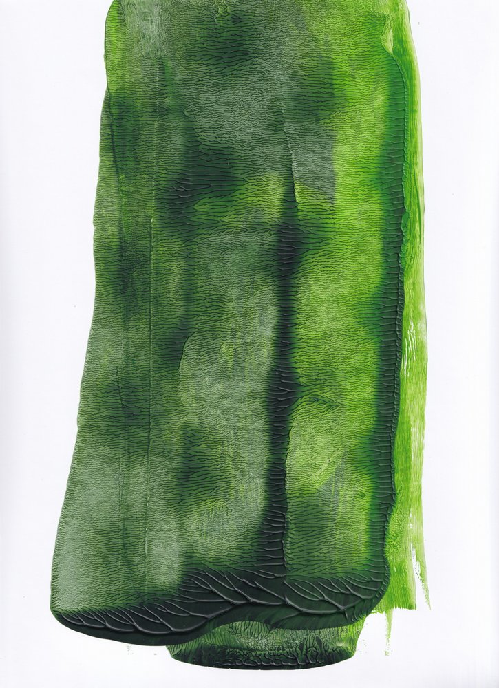 Abstrakt v odstínu Fluid Green od Maira Ribena