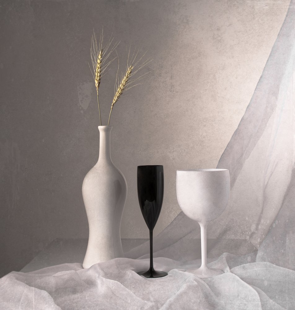 Elegantní černobílé zátiší od Margareth Perfoncio