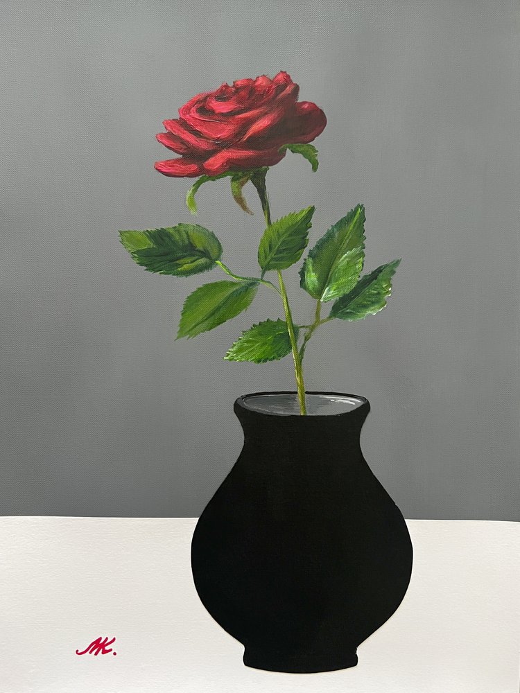 Elegantní červená růže od Marina Kozyr