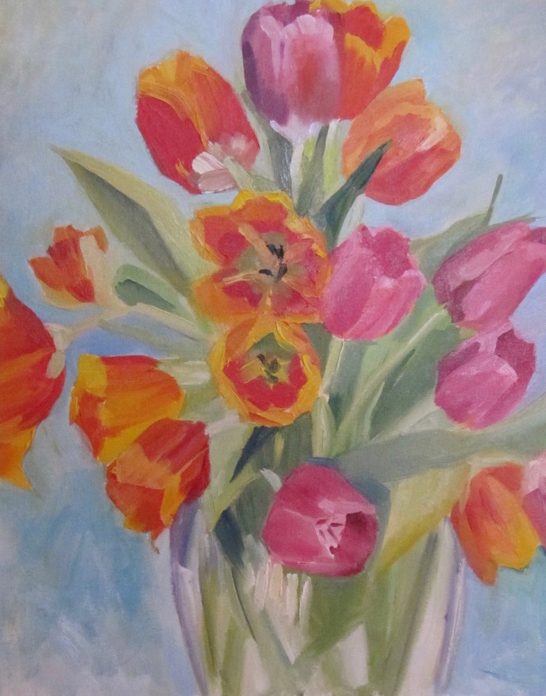 Zářivé jarní tulipány od Maxine Shore