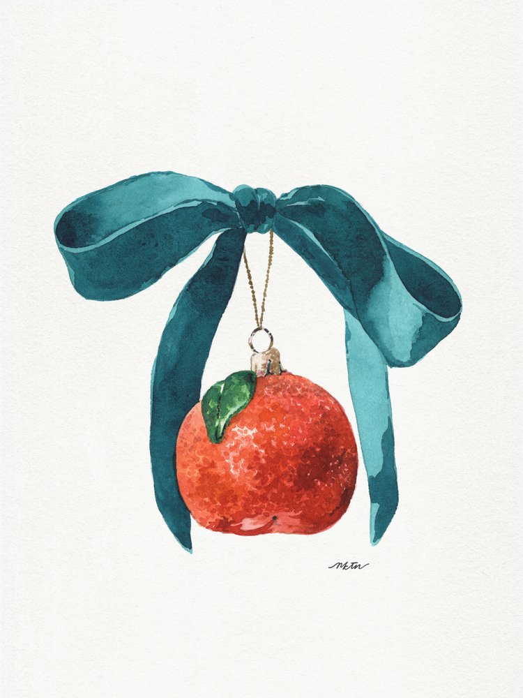 Slavnostní mandarinkový ornament od NKTN