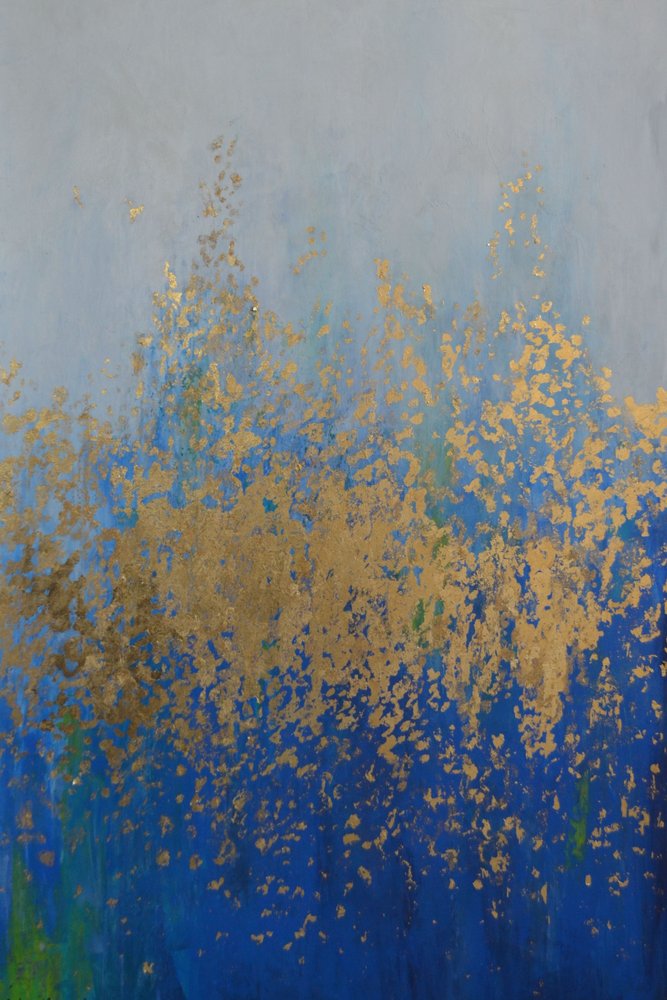 Třpytivé modré vlny od Natalie Avondet