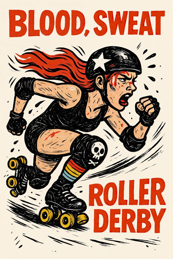 Roller derby: Krev, pot a slzy od Natalie Bruns