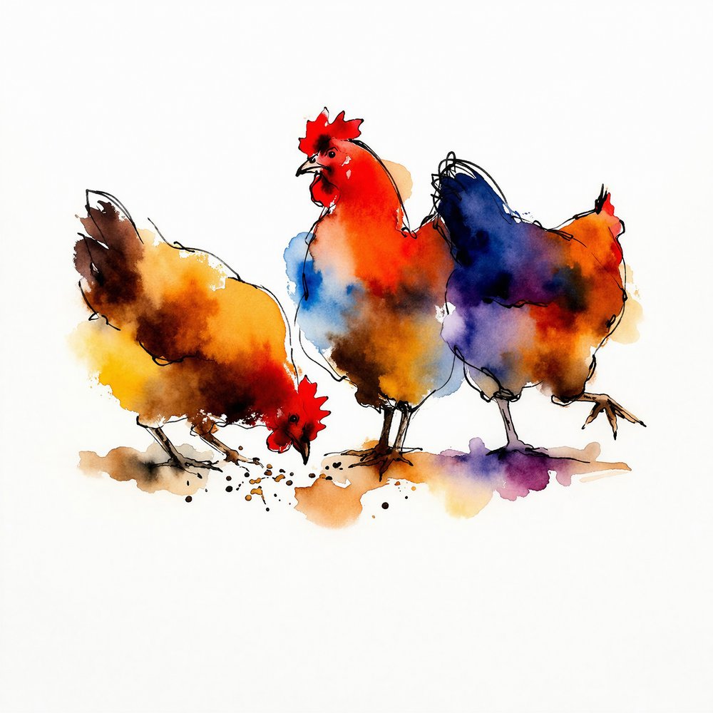 Kuřata z farmy Vibrant od Natalie Bruns