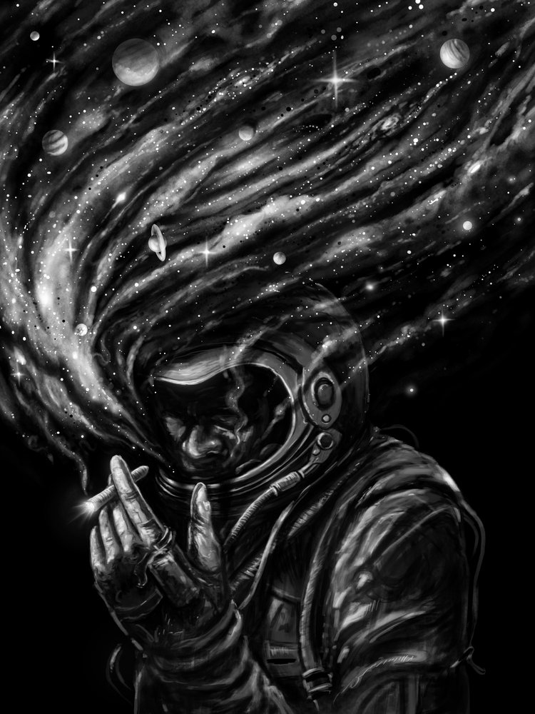 Astronaut Kosmický kouř od Nicebleed