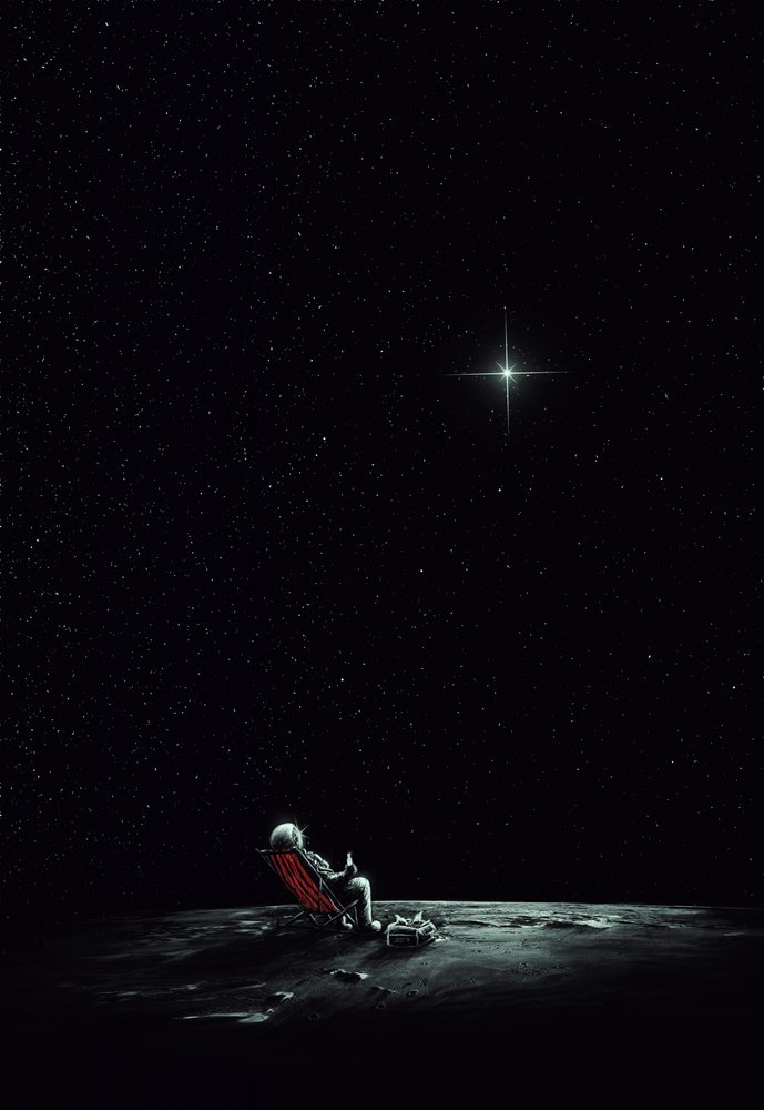 Astronaut a pozorovatel hvězd od Nicebleed