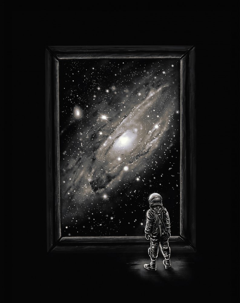 Kosmický pohled astronauta od Nicebleed