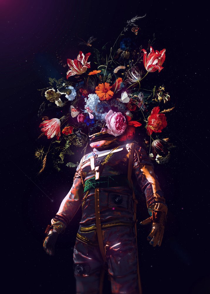 Kosmický zahradník-astronaut od Nicebleed