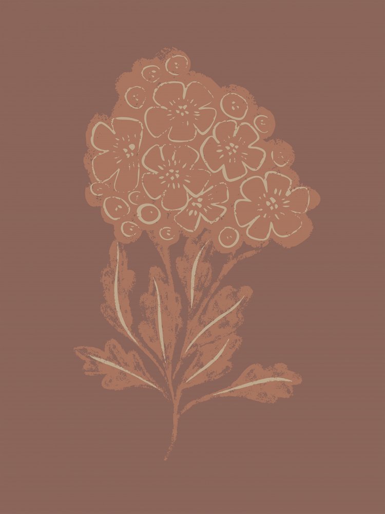 Rustikální botanický květ od Nikita Jariwala